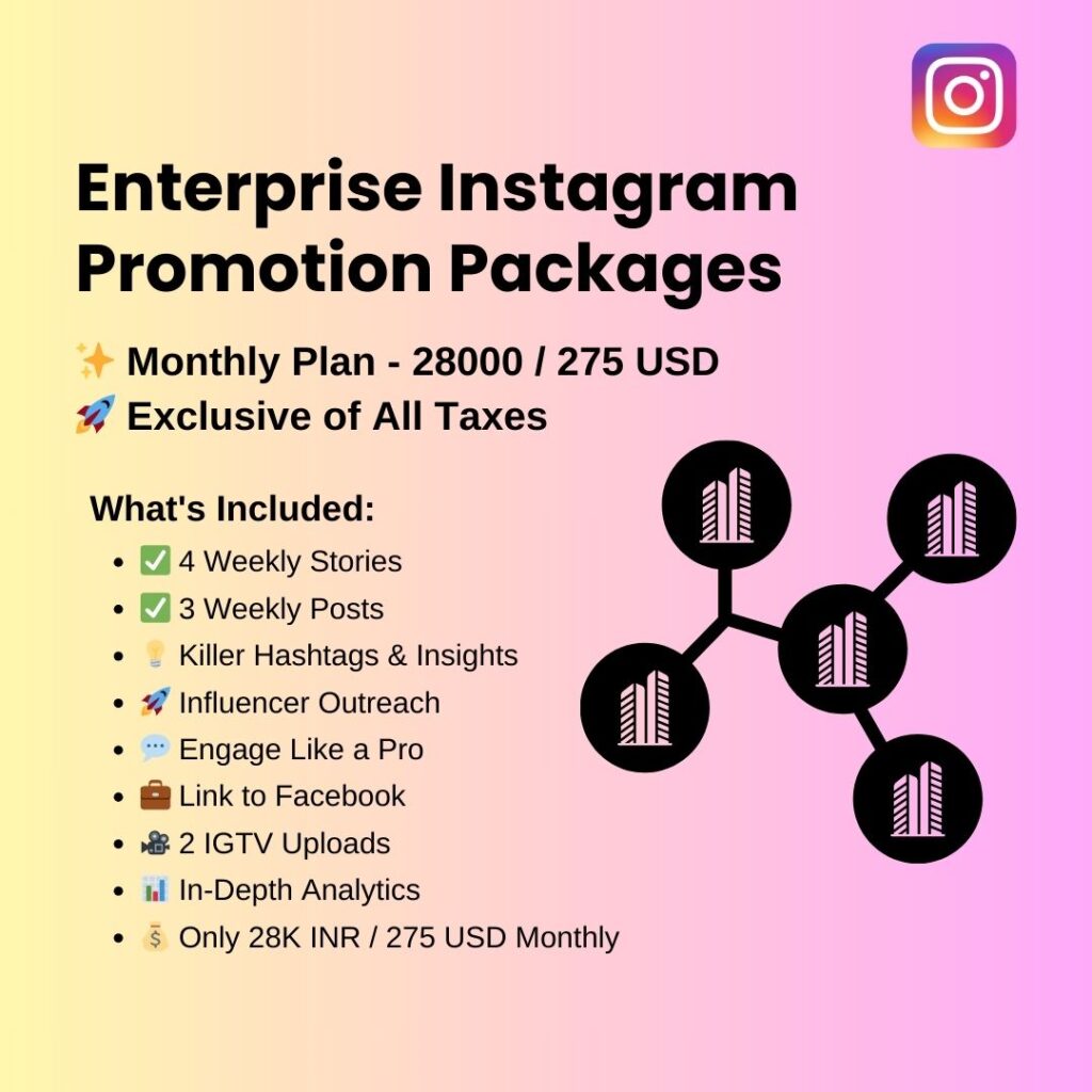 Enterprise-Instagram-Promotion-Package