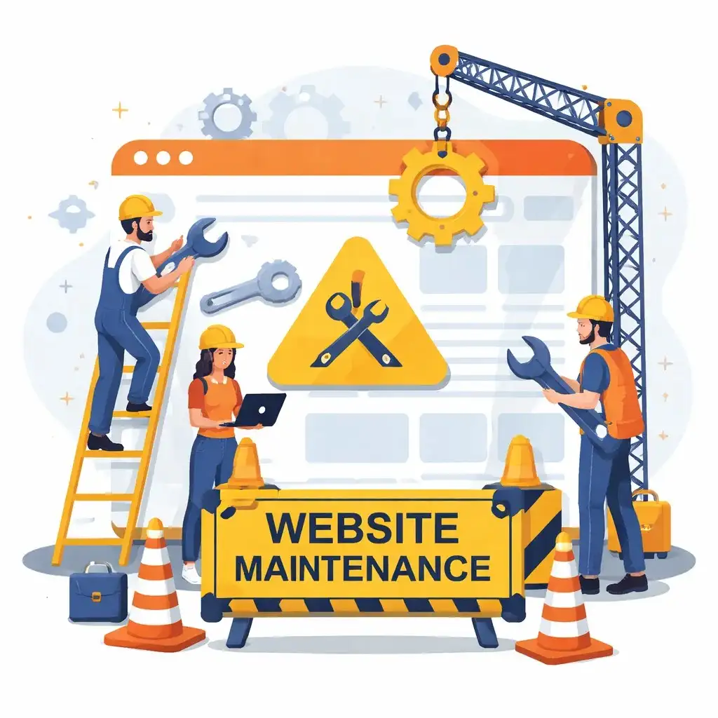 Website maintenance professional team