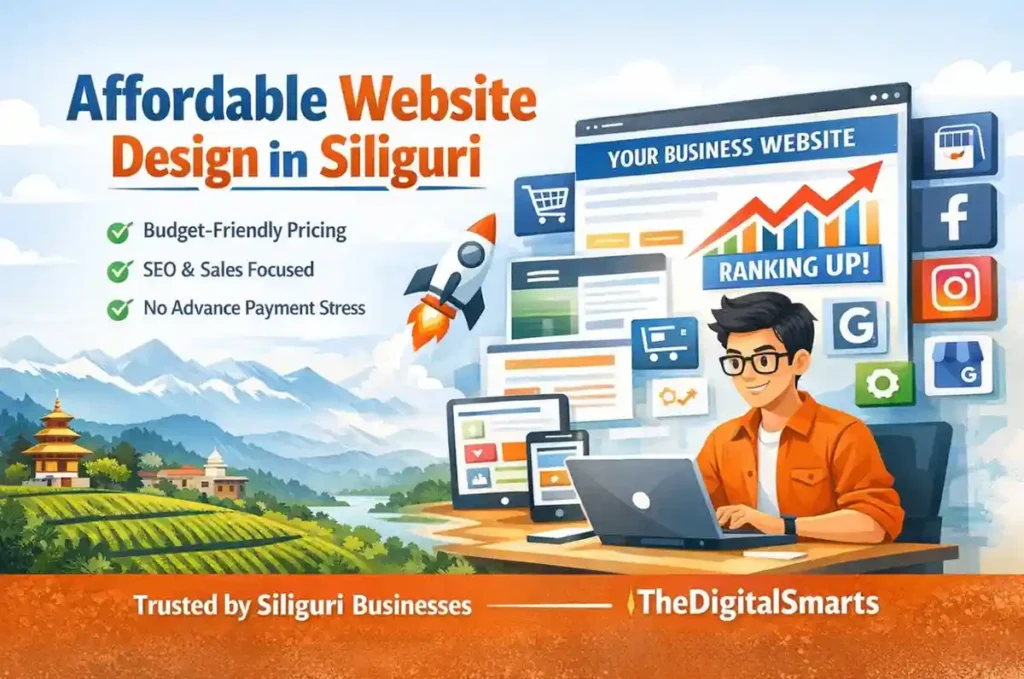 Affordable website design in Siliguri